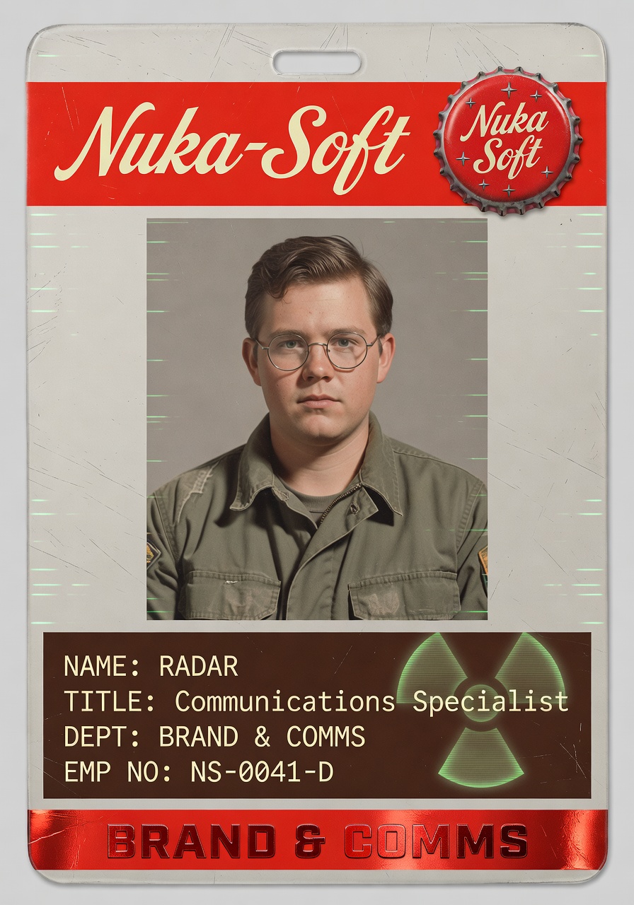 Radar — NukaSoft Employee Badge